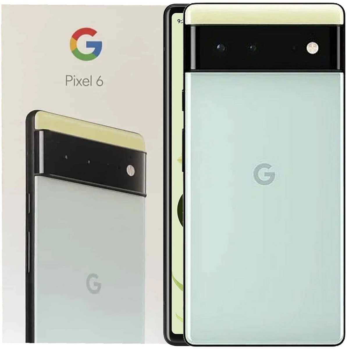 New Google Pixel 6 Dual Sim 128GB + 8GB Sorta Seafoam Factory