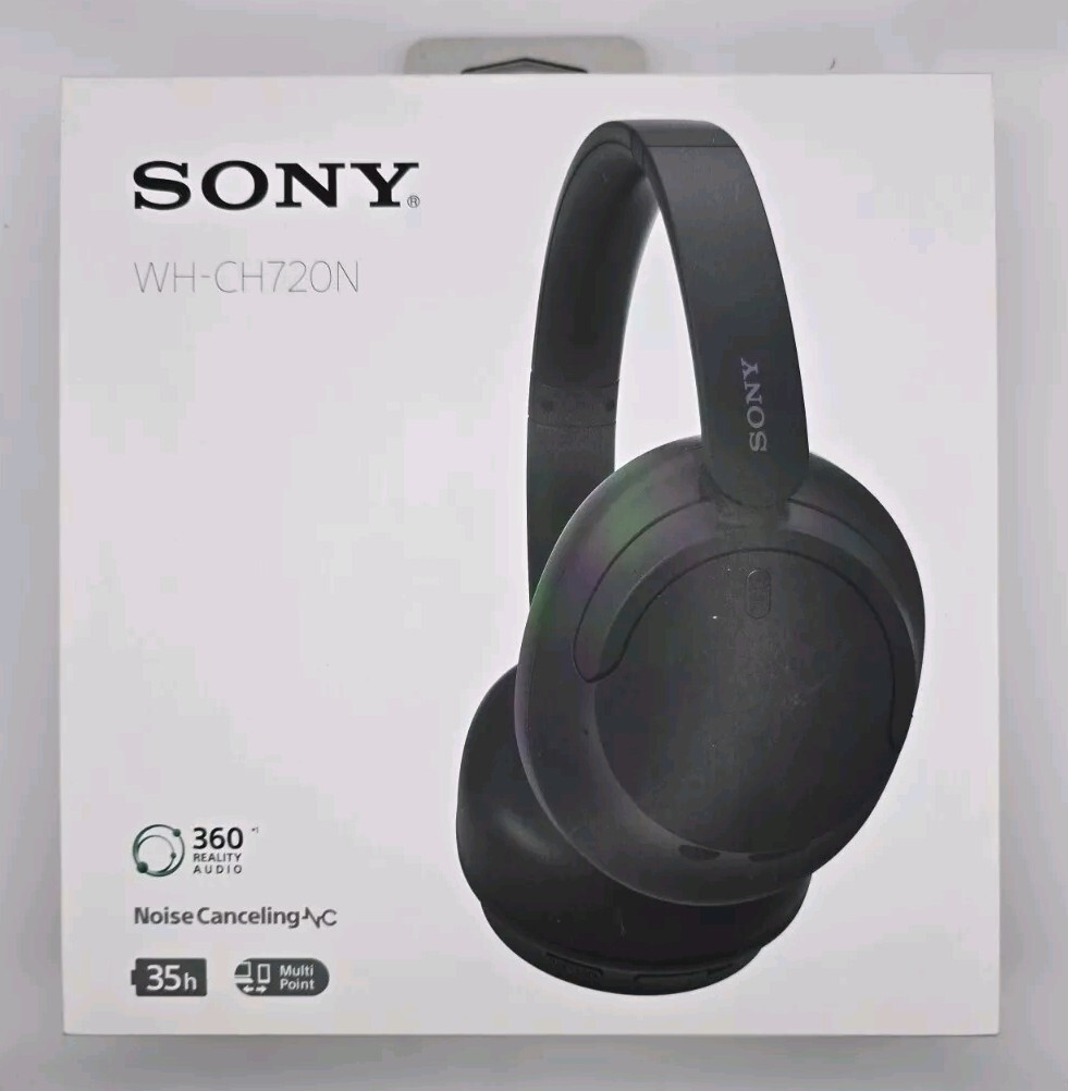 Sony WH-CH720N Wireless Over-Ear Headphones - Black - Open Box | eBay