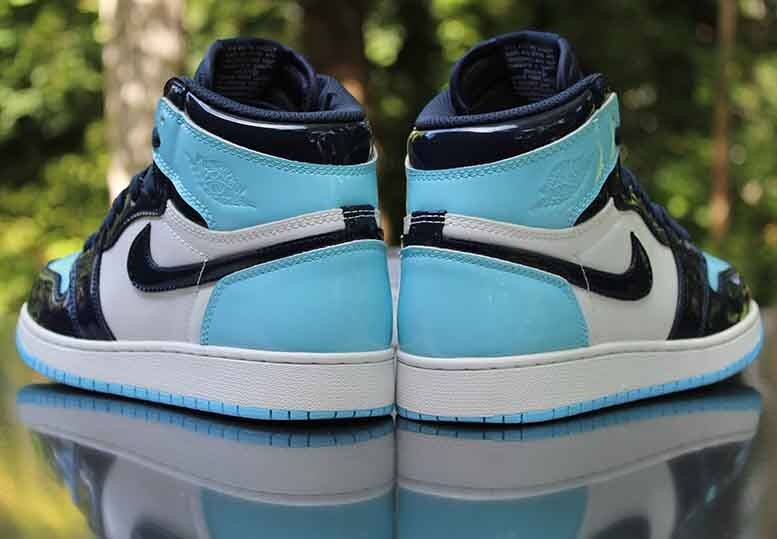 Nike WMNS AIR JORDAN 1 HIGH UNC パテント レザー Jordan Air Jordan