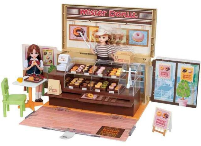 TAKARA TOMY 161215 Bandai Rika-chan donut full Mister Donut shop
