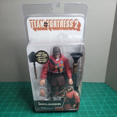 Authentic Team Fortress 2 NECA Red Soldier - (Sealed, Code