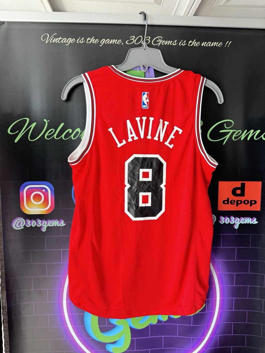 Authentic Zach Lavine #8 Chicago Bulls NBA Basketball Jersey | eBay