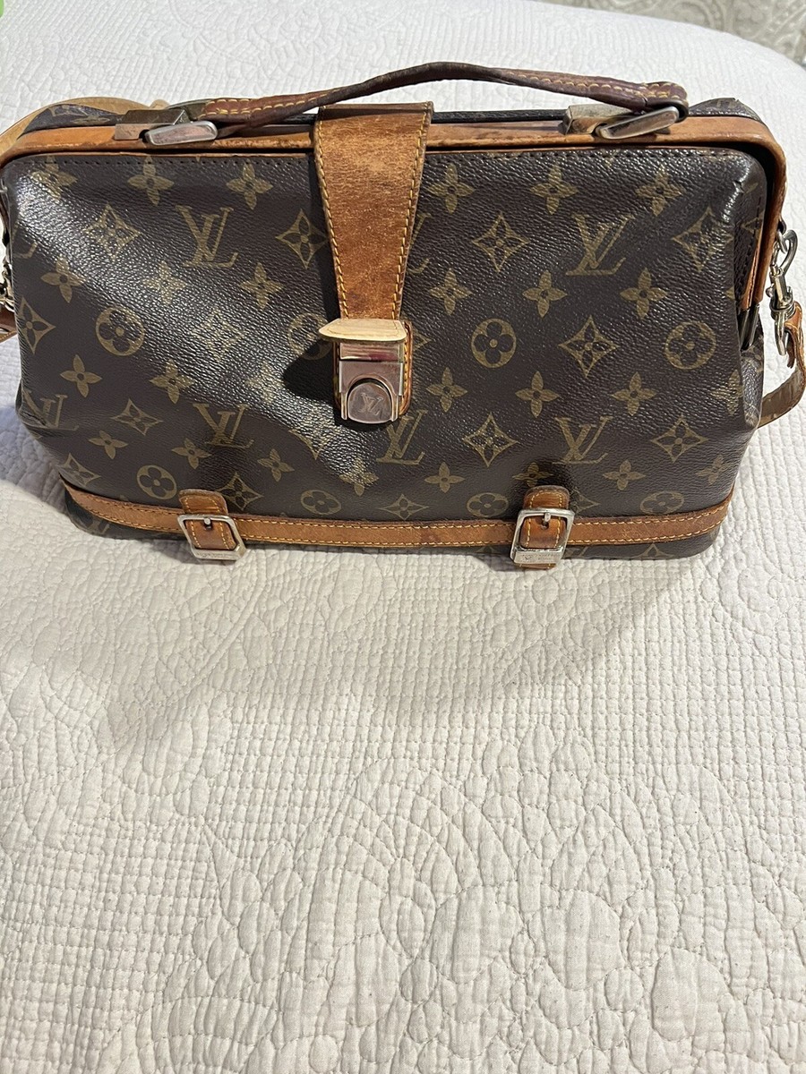 LOUIS VUITTON Antique Monogram Doctor Bag RARE | eBay