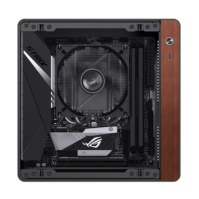 JONSBO NV10 ITX Mini Aluminum PC Case 1U FLEX PSU Support Small