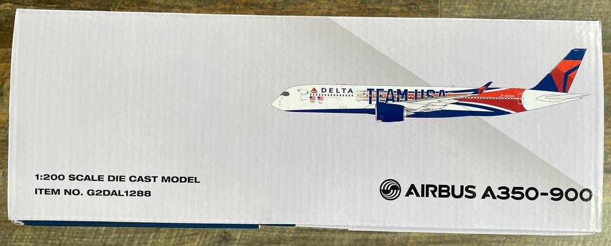 NEW GEMINI JETS 1:200 scale DELTA AIRLINES A350-900 TEAM USA 2024