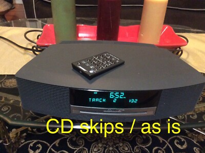 Bose Wave Music System Graphite AWRCC1 W Remote CD Skips As Is