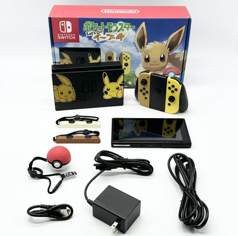 Nintendo Switch Pokemon Let's Go! Eevee Set Limited Console NTSC-J