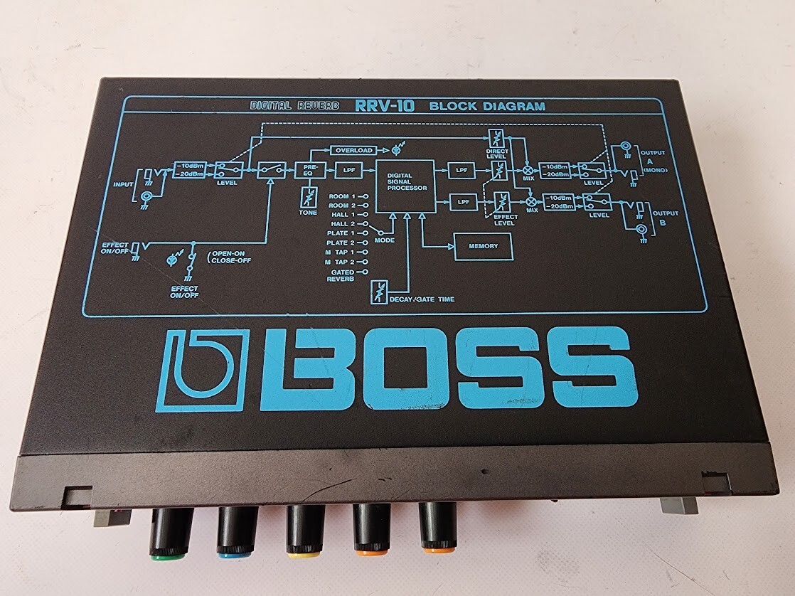 Boss RRV-10 Vintage Digital Reverb Guitar Effects Half Rack | eBay