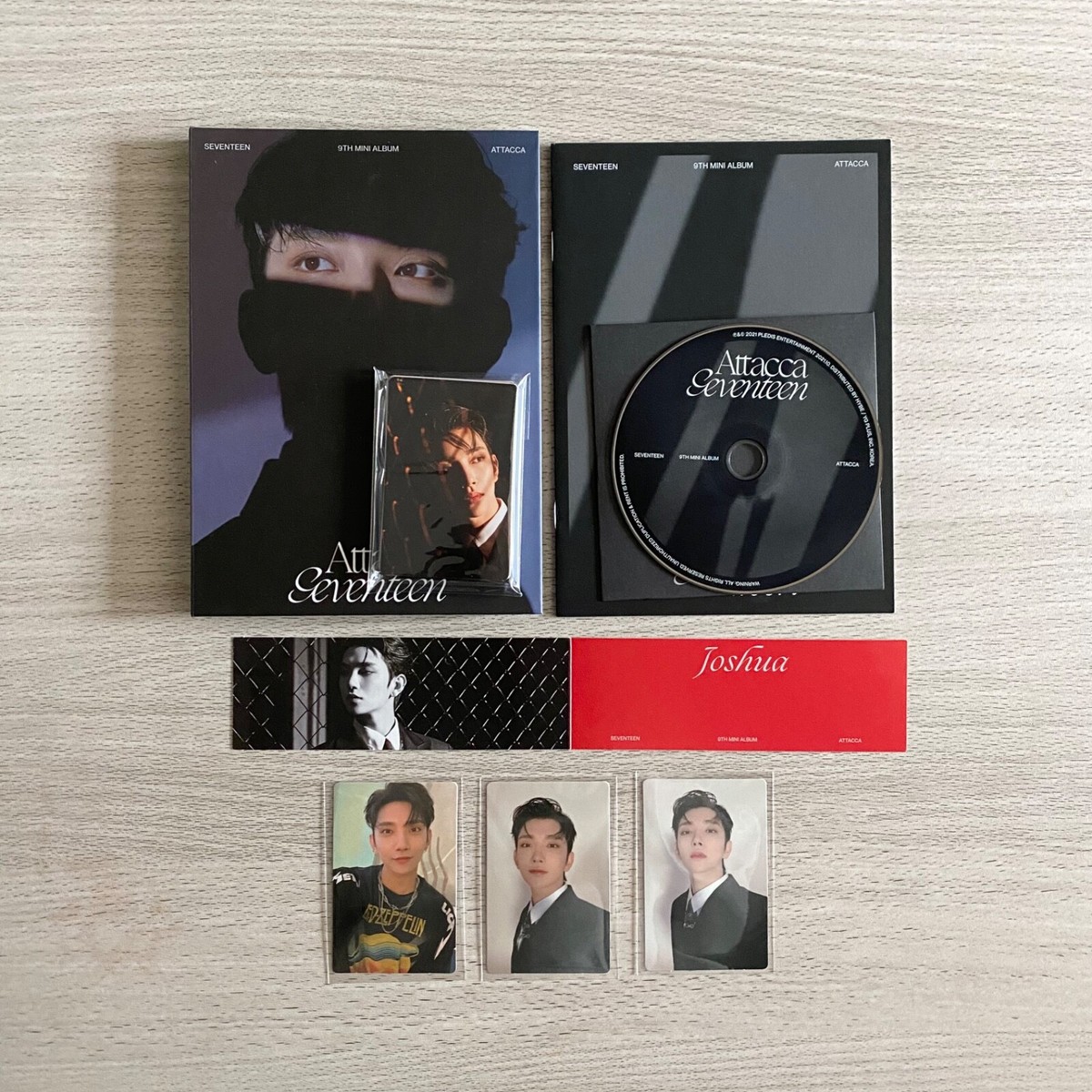 SEVENTEEN 9th mini album attacca carat ver. joshua set +Joshua