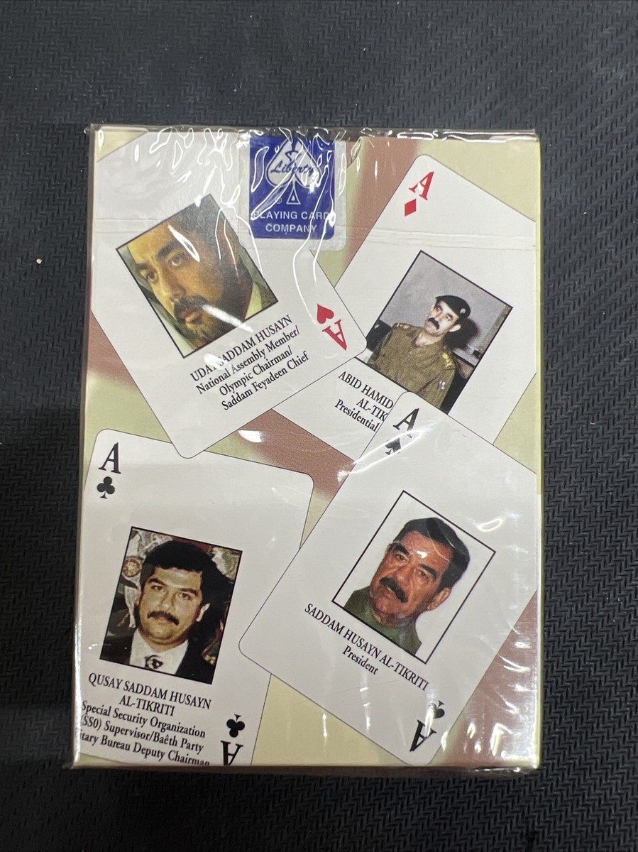 Iraqi Most Wanted Playing Cards Saddam Iraq /Operation Enduring