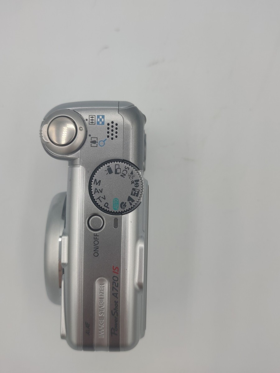 Canon PowerShot A720IS 8MP Digital Camera - Silver - TESTED! | eBay