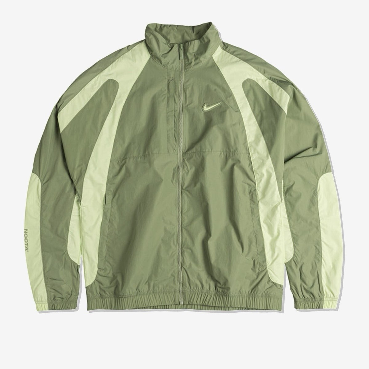 Nike x NOCTA Northstar Nylon Tracksuit Jacket Oil Green Size XXL