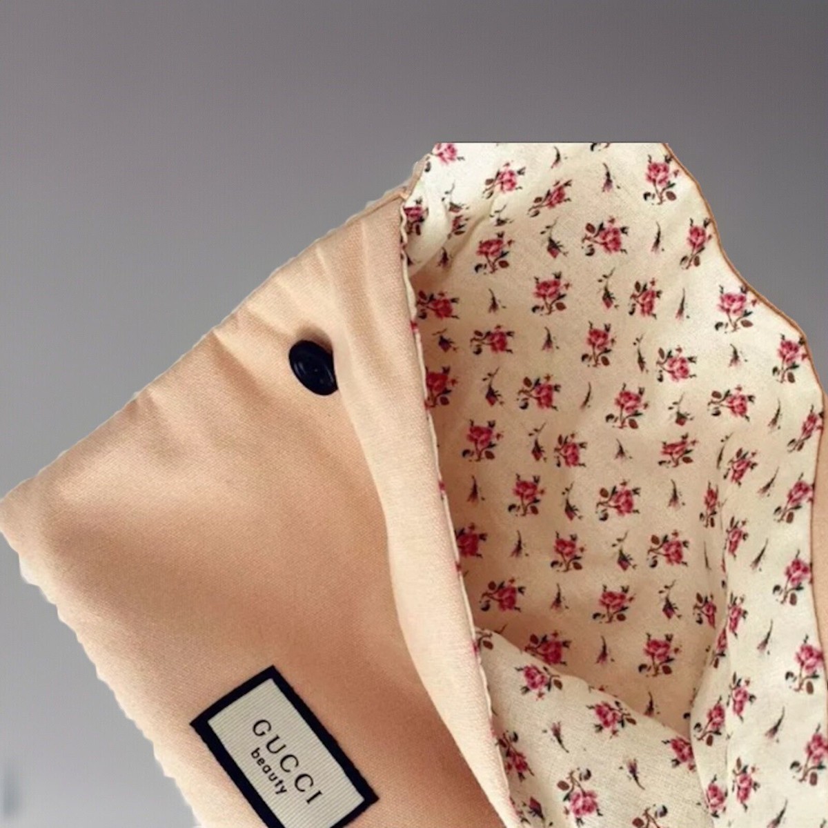 Gucci Frgml Pouch Bag With Button Peach | eBay