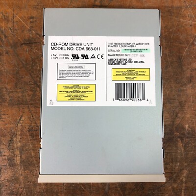 AZTECH LABS CDA 668-021I 6X IDE Internal CD-ROM Drive - WORKS | eBay