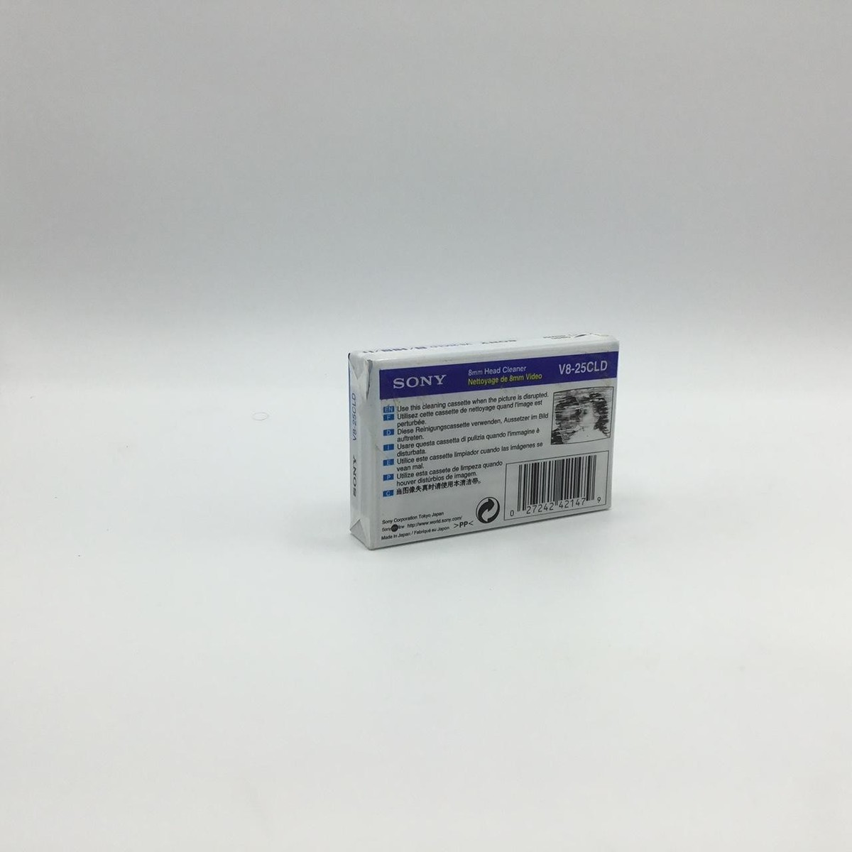 Sony 8mm/Hi8/Digital8 Camcorder Video Head Cleaning Cassette (V8