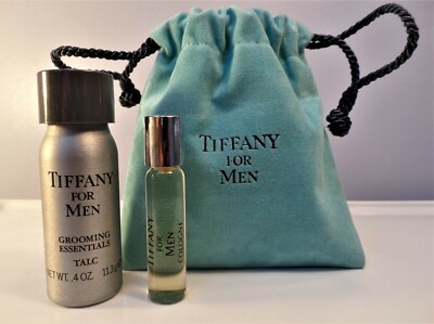 TIFFANY FOR MEN COLOGNE 4ml -1/8 oz Deluxe Min & Talc .4oz /11.3
