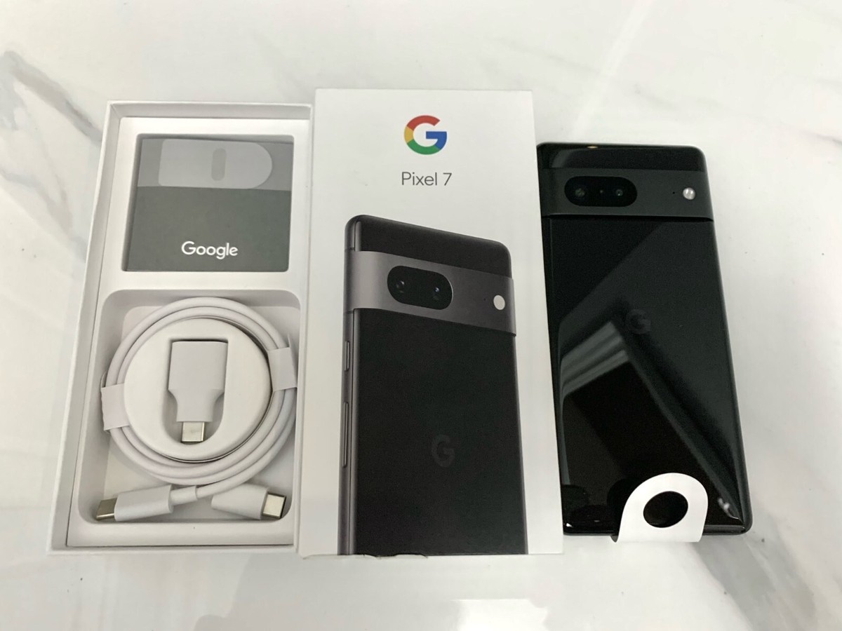 Brand New Google Pixel 7 - 128GB - Charcoal (Unlocked)- OPEN BOX
