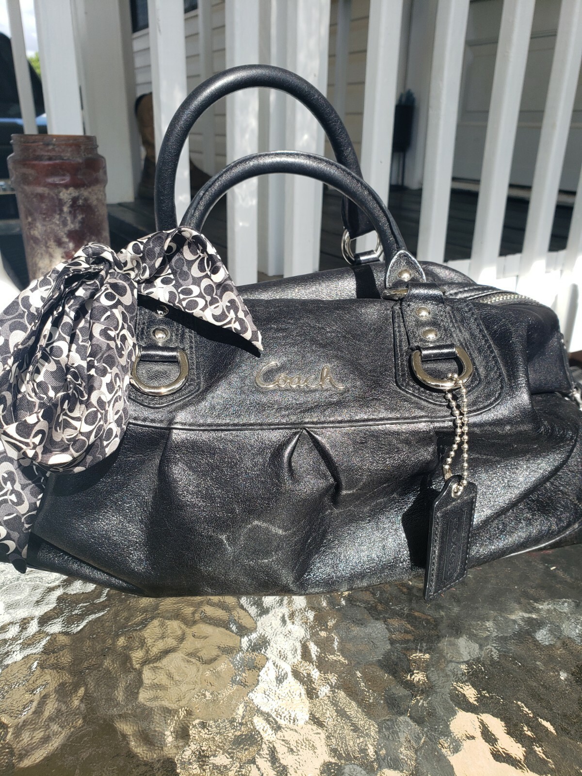 Coach Ashley Black Leather - Gem