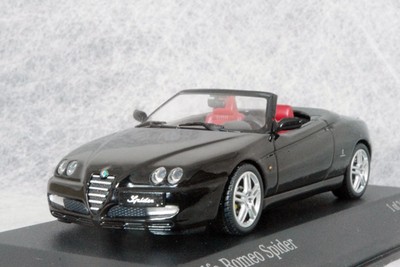1/43 Alfa Romeo Spider / 2004 Black Minichamps | eBay