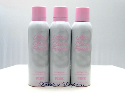 VICTORIA'S SECRET PINK ULTRA CLEAN FOAM CLEANSING BODY MOUSSE 5.7