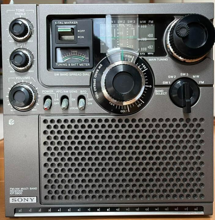 Sony ICF-5900 FM/AM Multi Band Short Wave Radio Receiver Used | eBay