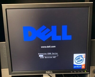 Dell 1707FPc 17-inch LCD monitor working with stand, DVI, VGA and