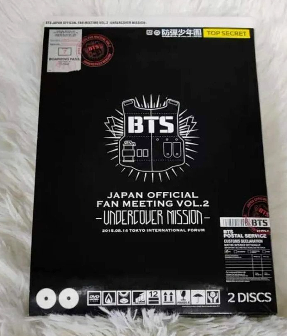 BTS Japan Official Fan Meeting Vol.2 Undercover Mission DVD
