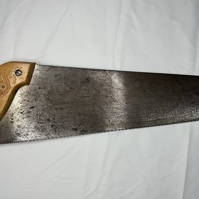 Vintage Sandvik 271 Sweden Woodworking Hand Saw Decorative Dragon