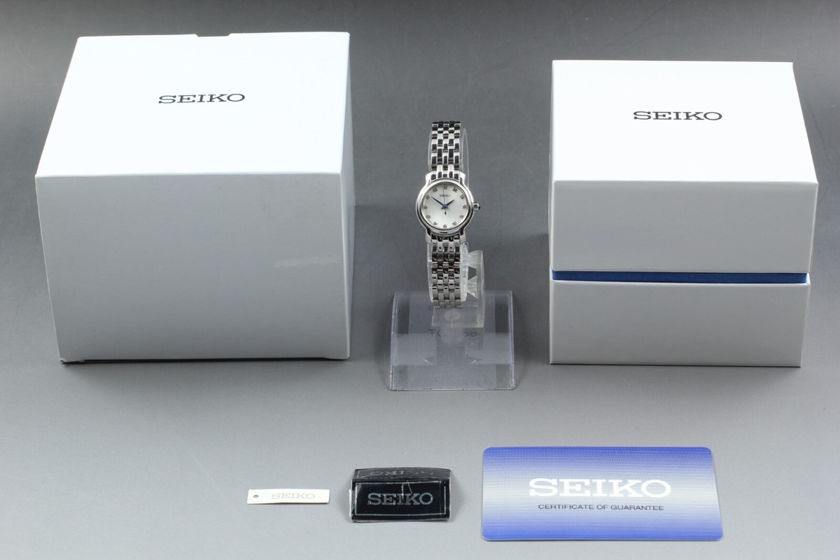 TOP MINT] SEIKO Classic SXGP65J1 1N01 0SG0 SWAROVSKI Unisex Watch
