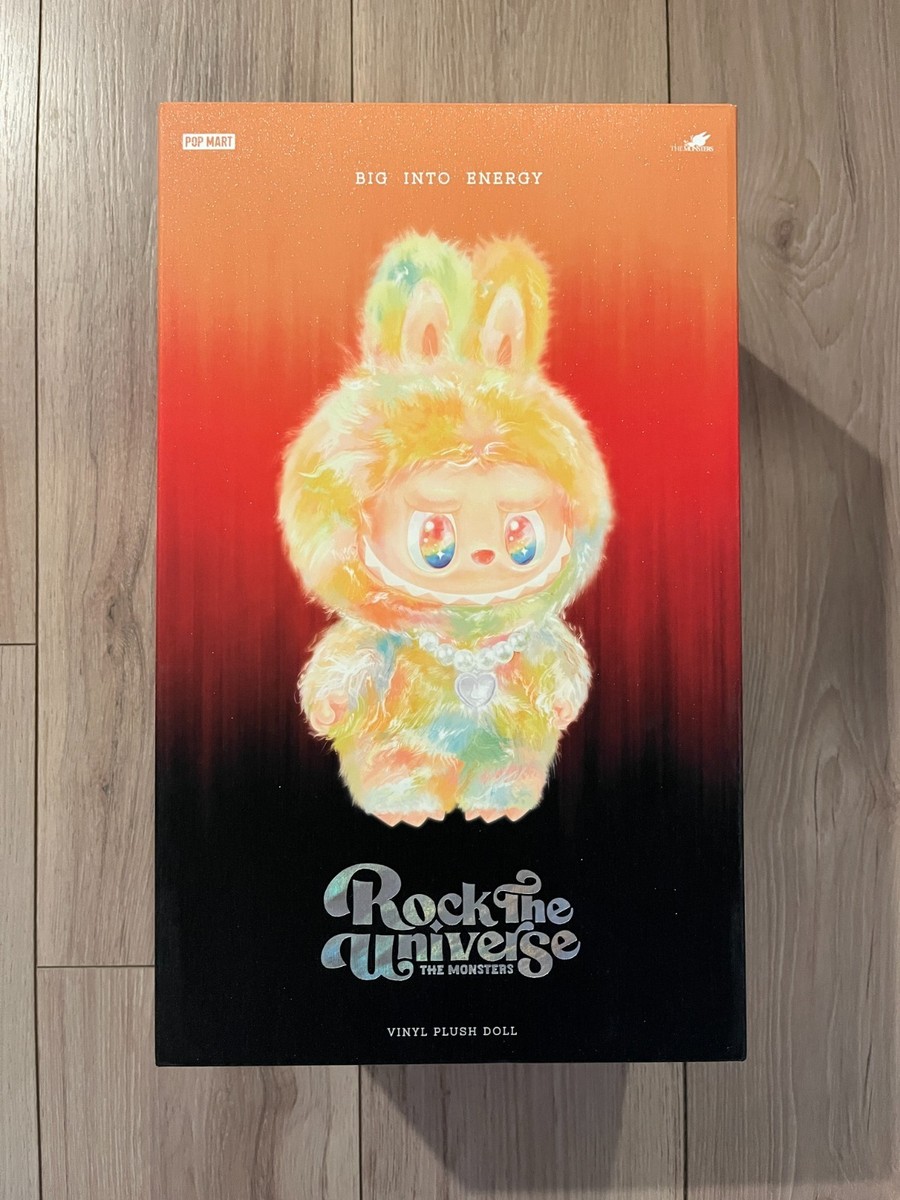 Pop Mart Labubu Rock the Universe Big Into Energy Doll Authentic