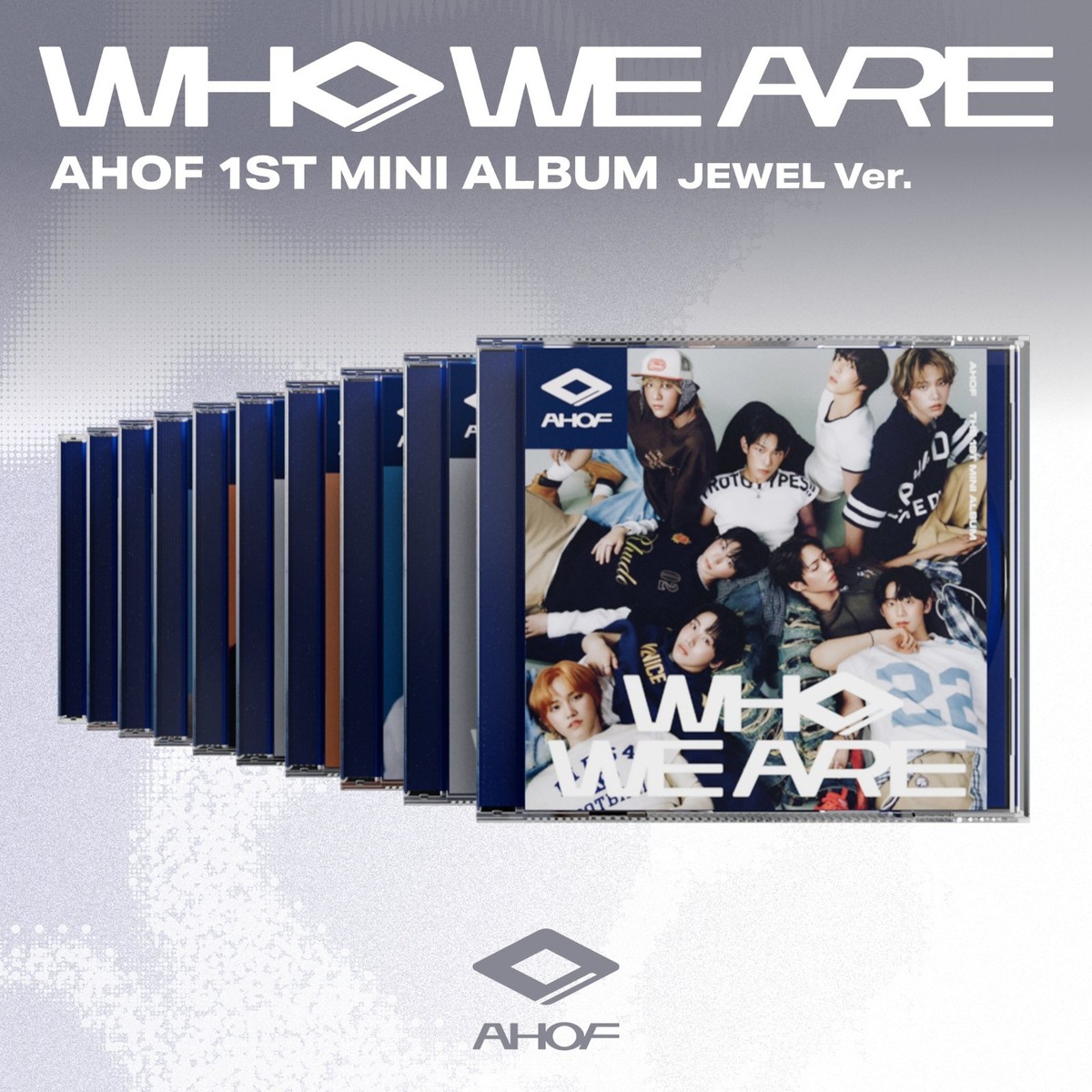 K-POP AHOF 1st Mini Album WHO WE ARE JEWEL Ver. CD+24p Book+2ea
