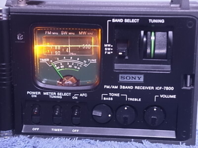 Vintage Sony ICF-7800 Radio Export Model For Europe Fully Working