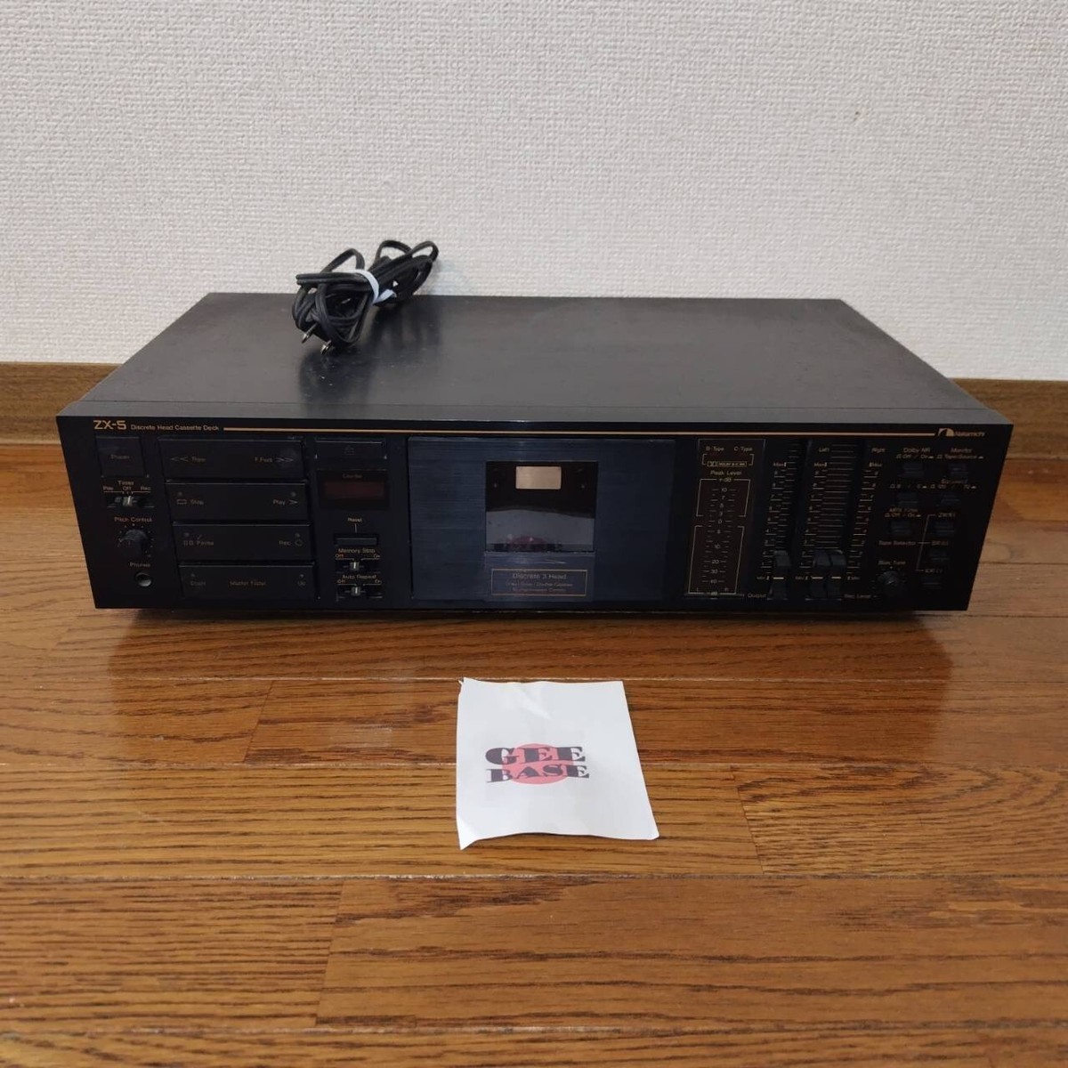 Nakamichi ZX-5 Discrete Head Cassette Deck Recorder *For Parts or