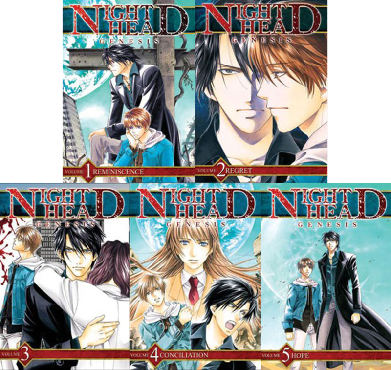 Night Head Genesis Vol.1,2,3,4,5 Complete Set R1 NEW | eBay