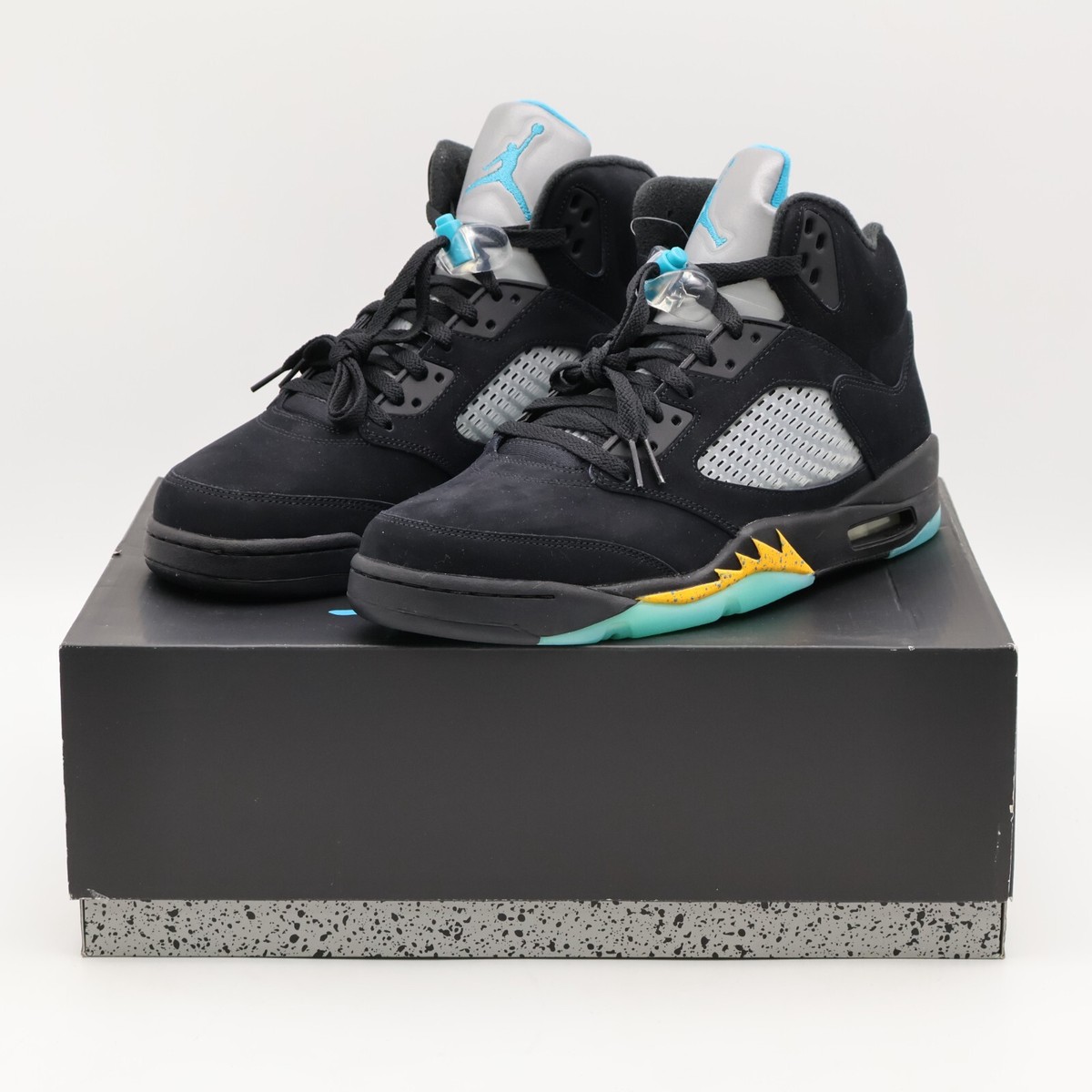 DD0587-047 Nike Air Jordan 5 Aqua Black Aquatone Taxi | eBay