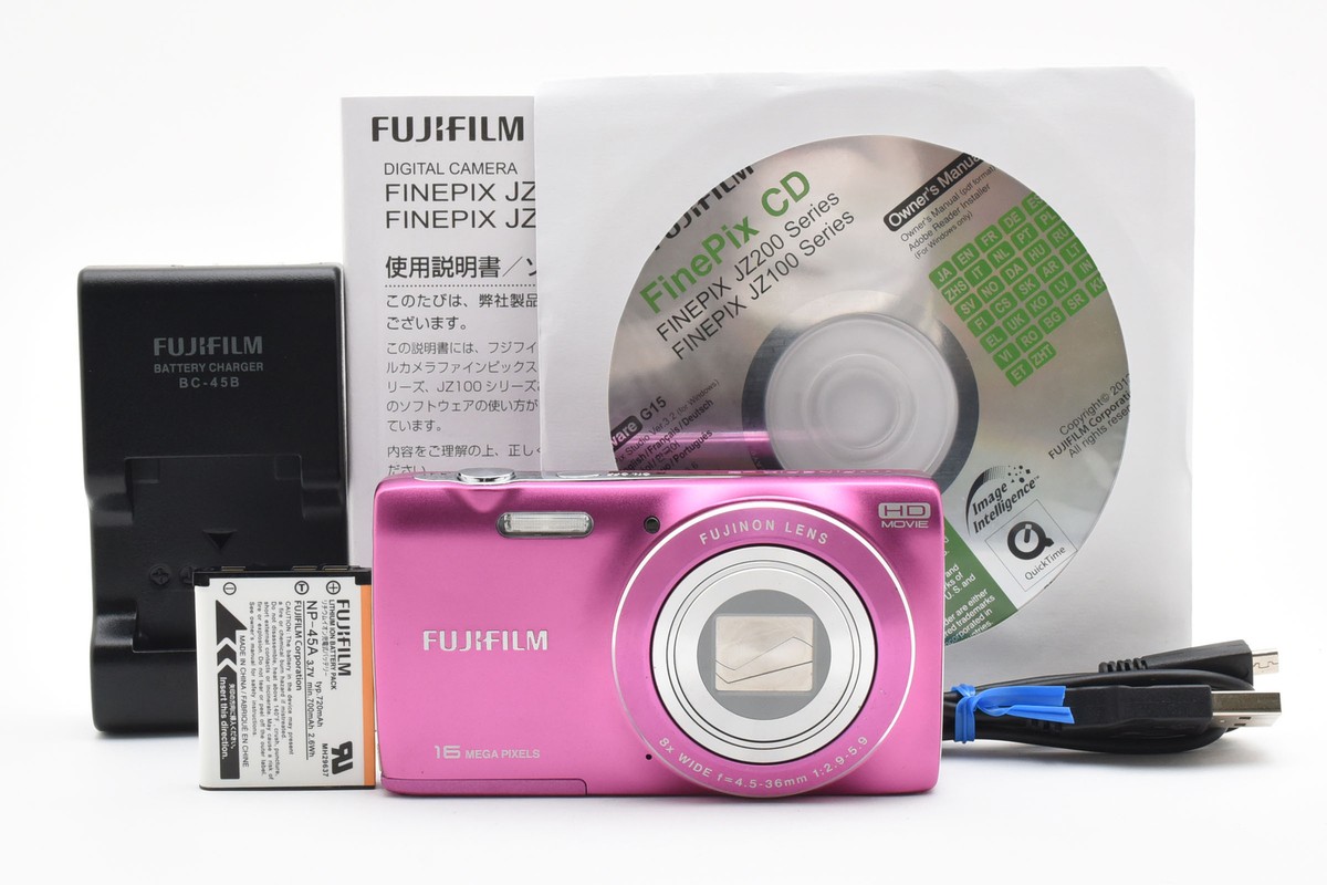 FUJIFILM FINEPIX JZ250 16.0MP Digital Camera Pink [Exc+++