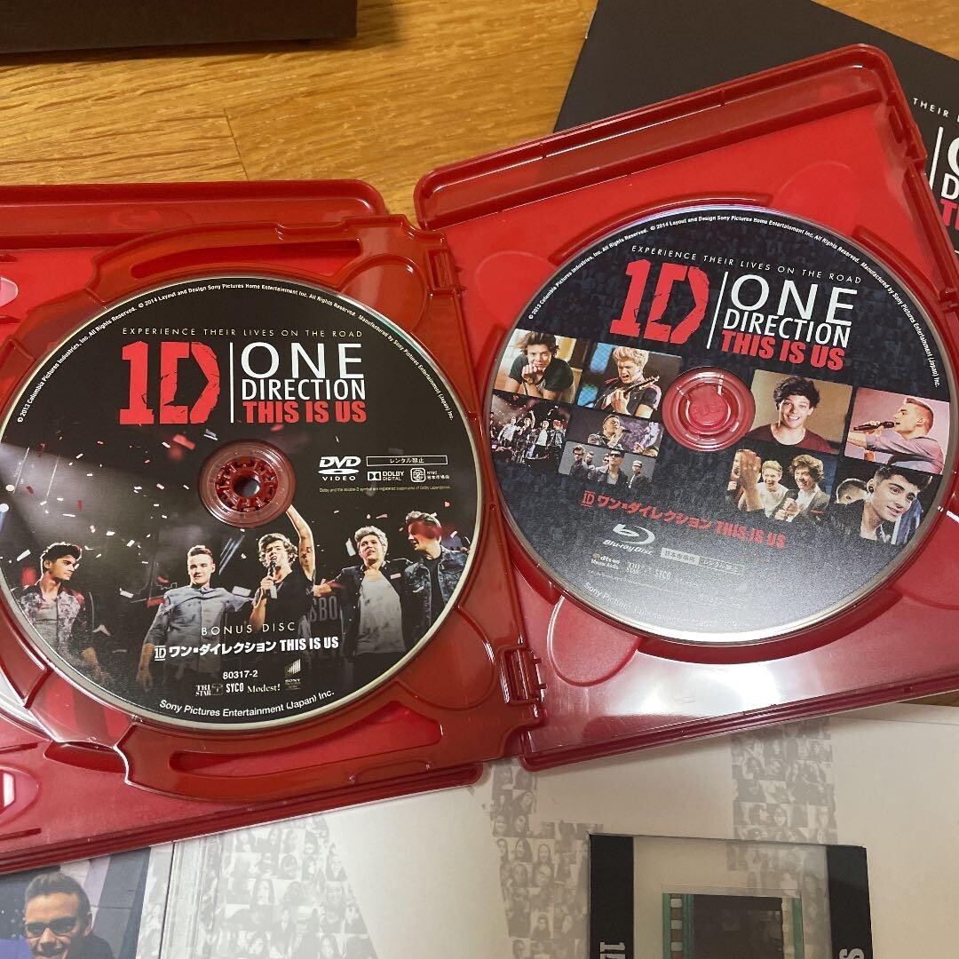 One Direction THIS IS US Japan Limited Deluxe BOX Blu-ray & 3DVD