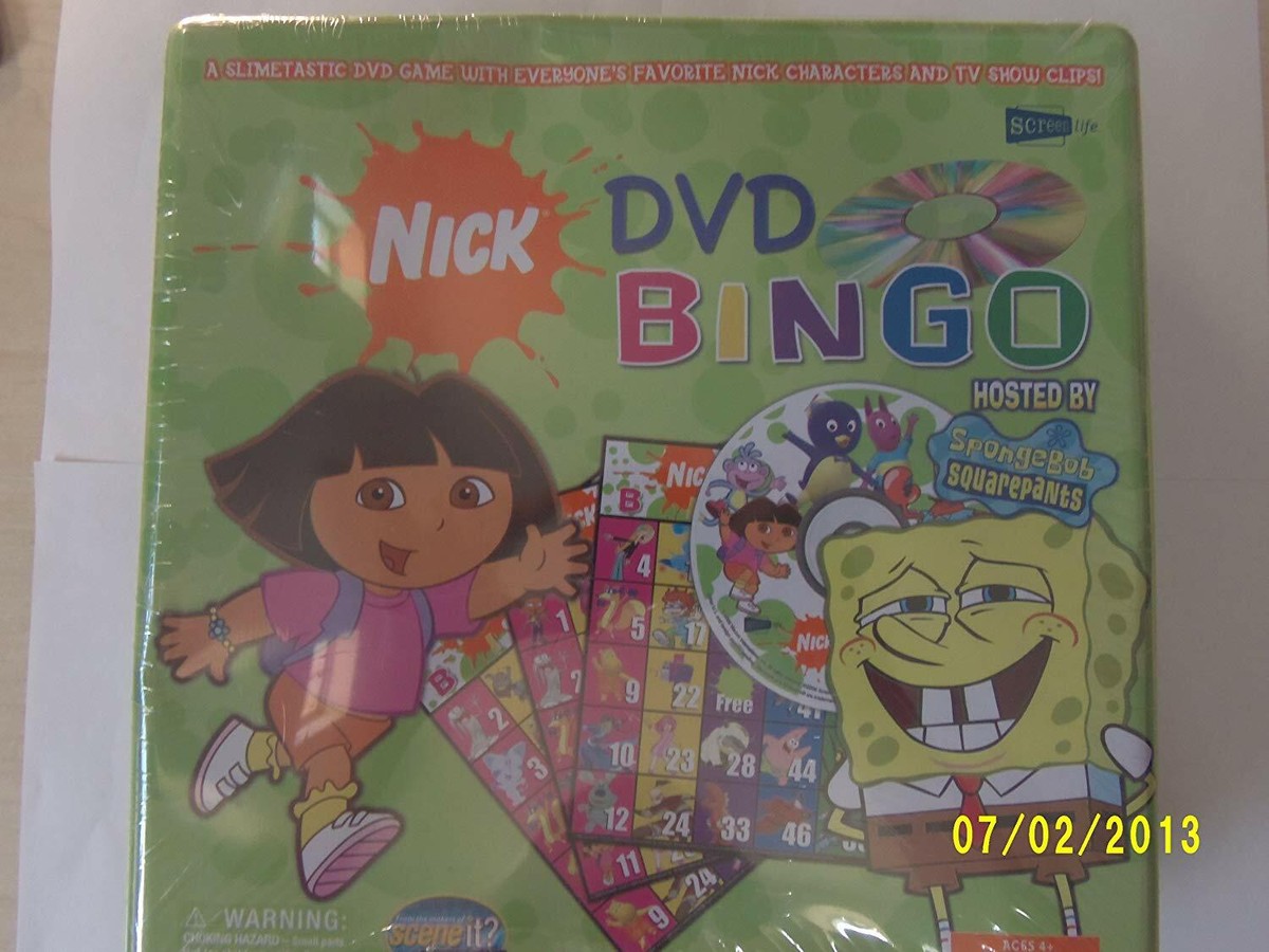 Nick DVD Bingo Tin Hosted by Spongebob Squarepants | eBay