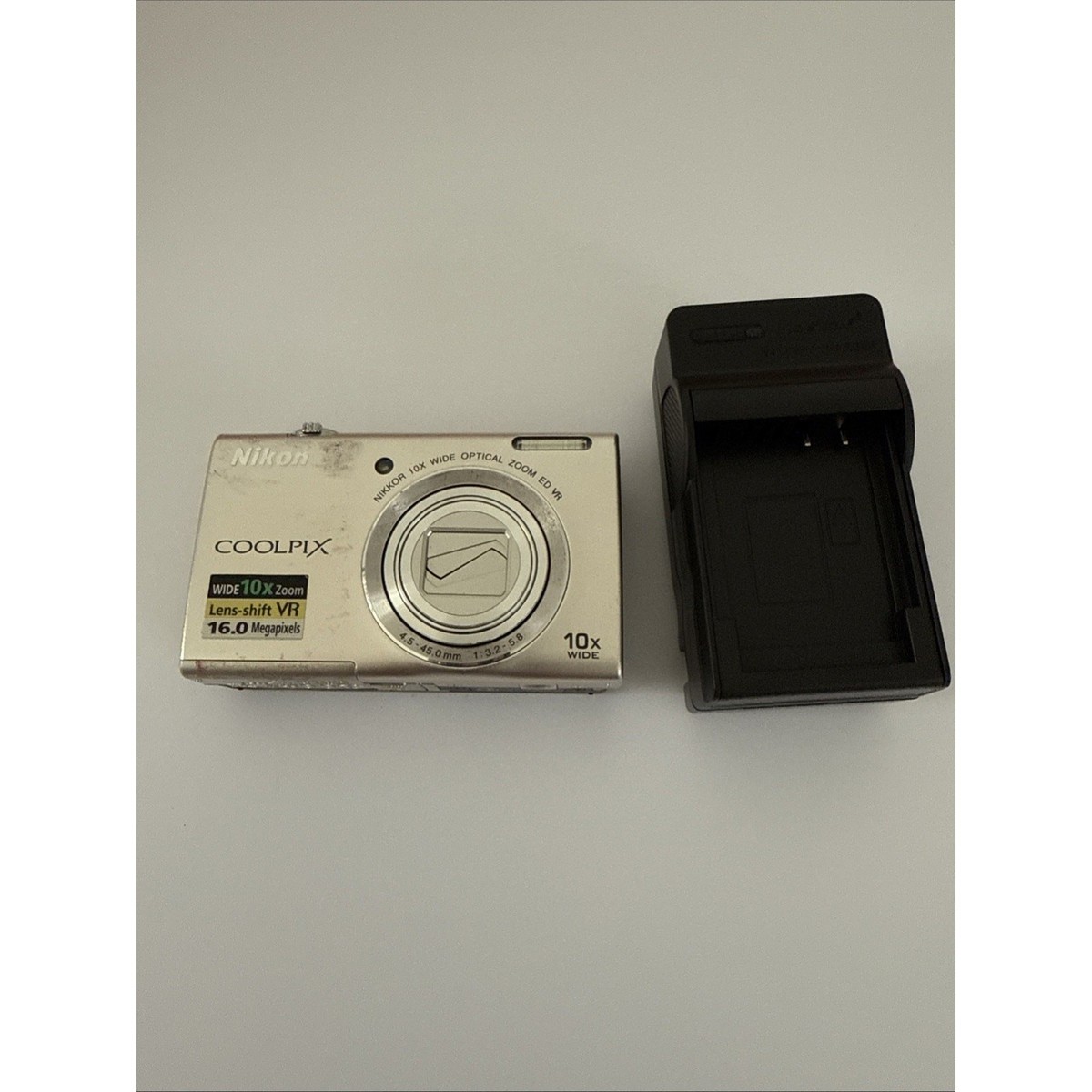 Nikon COOLPIX S6200 16.0MP Digital Camera - Silver for sale online