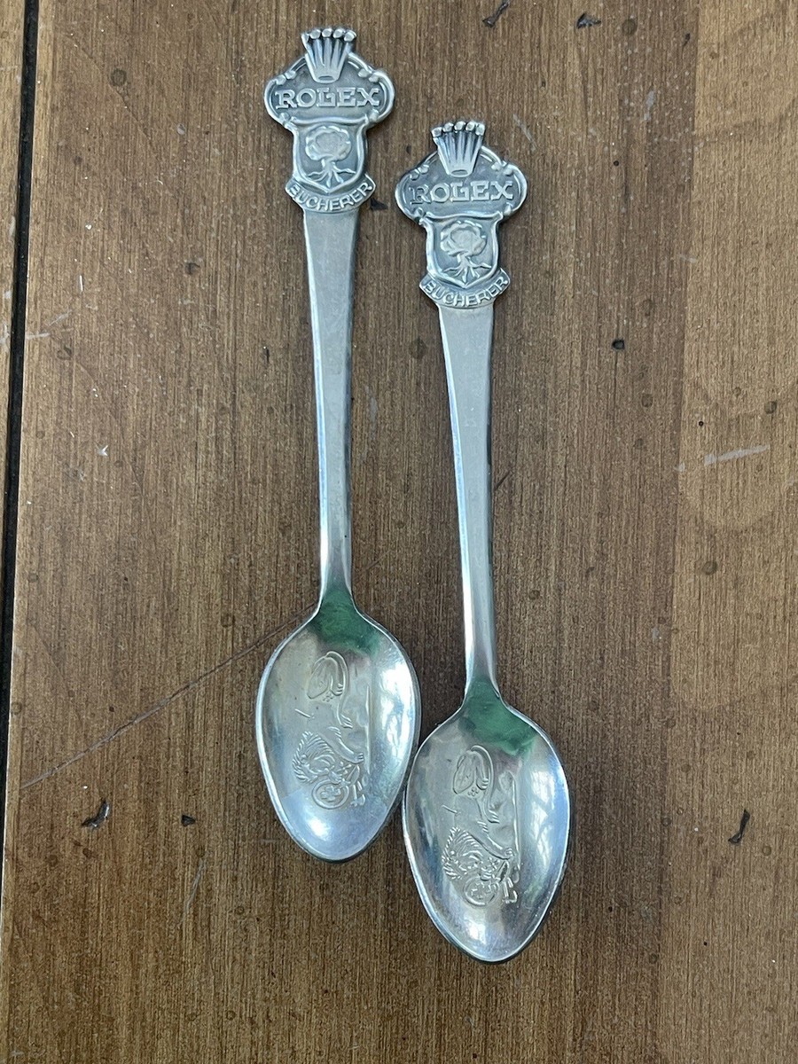 Vtg. Rolex Bucherer Of Switzerland CB 6.9 Souvenir Spoon