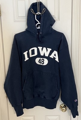 Vintage Iowa Hawkeyes Sweatshirt Hoodie Champion Reverse Weave Y2K