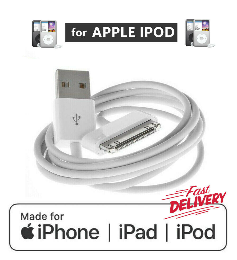 Apple iPod Classic 80GB 120GB 160GB Charger USB Data Cable Lead | eBay