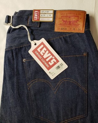 LEVI'S 1890 501 xx LVC Vintage Clothing Shrink-to-Fit Selvedge