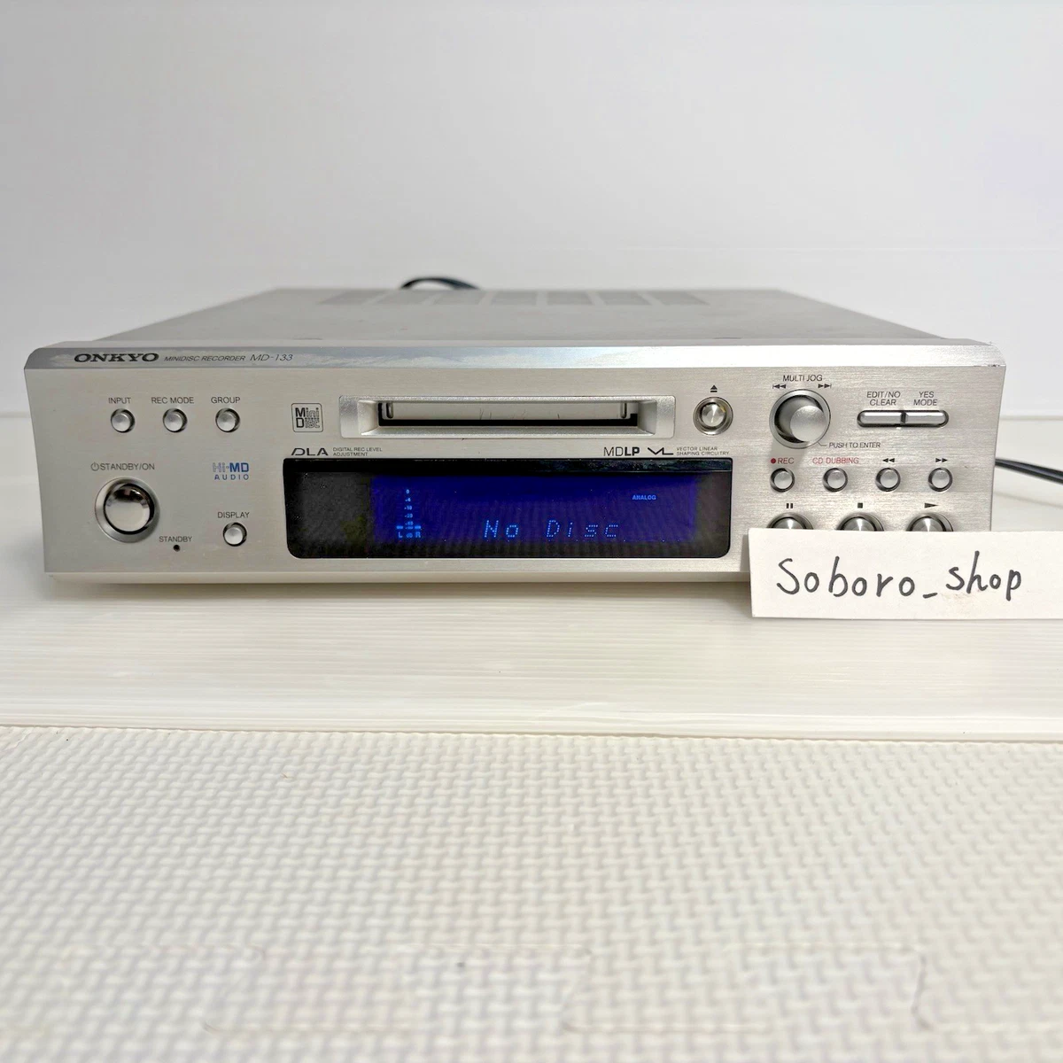 Onkyo Hi-MD MD-133 Minidisc Deck - Silver for sale online | eBay
