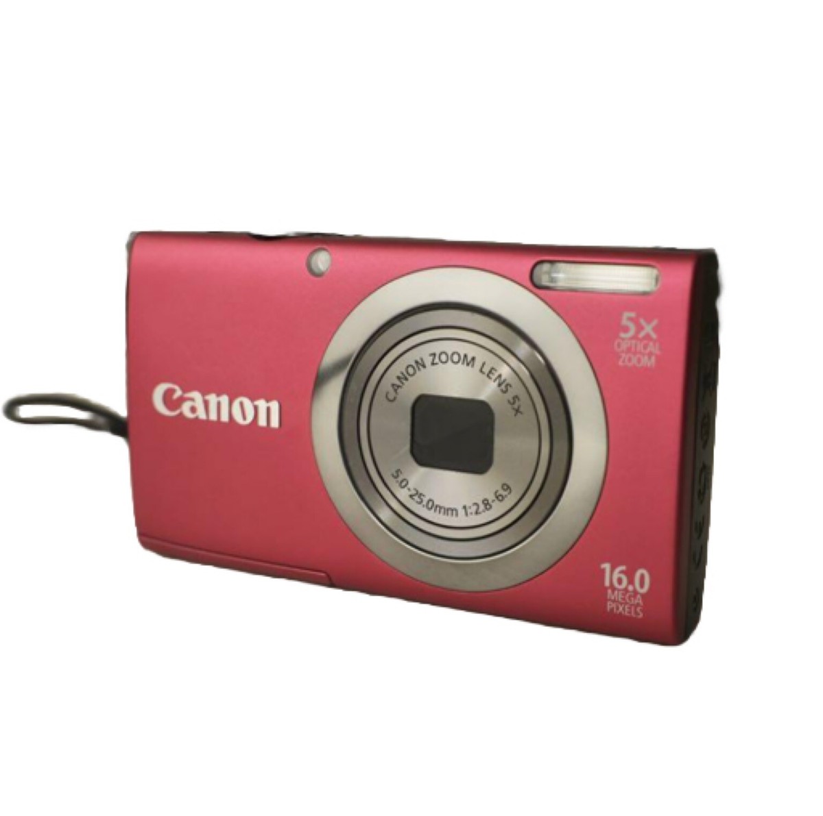 Canon PowerShot A2300 HD 16MP 5X Zoom Lens Digital Camera Red | eBay