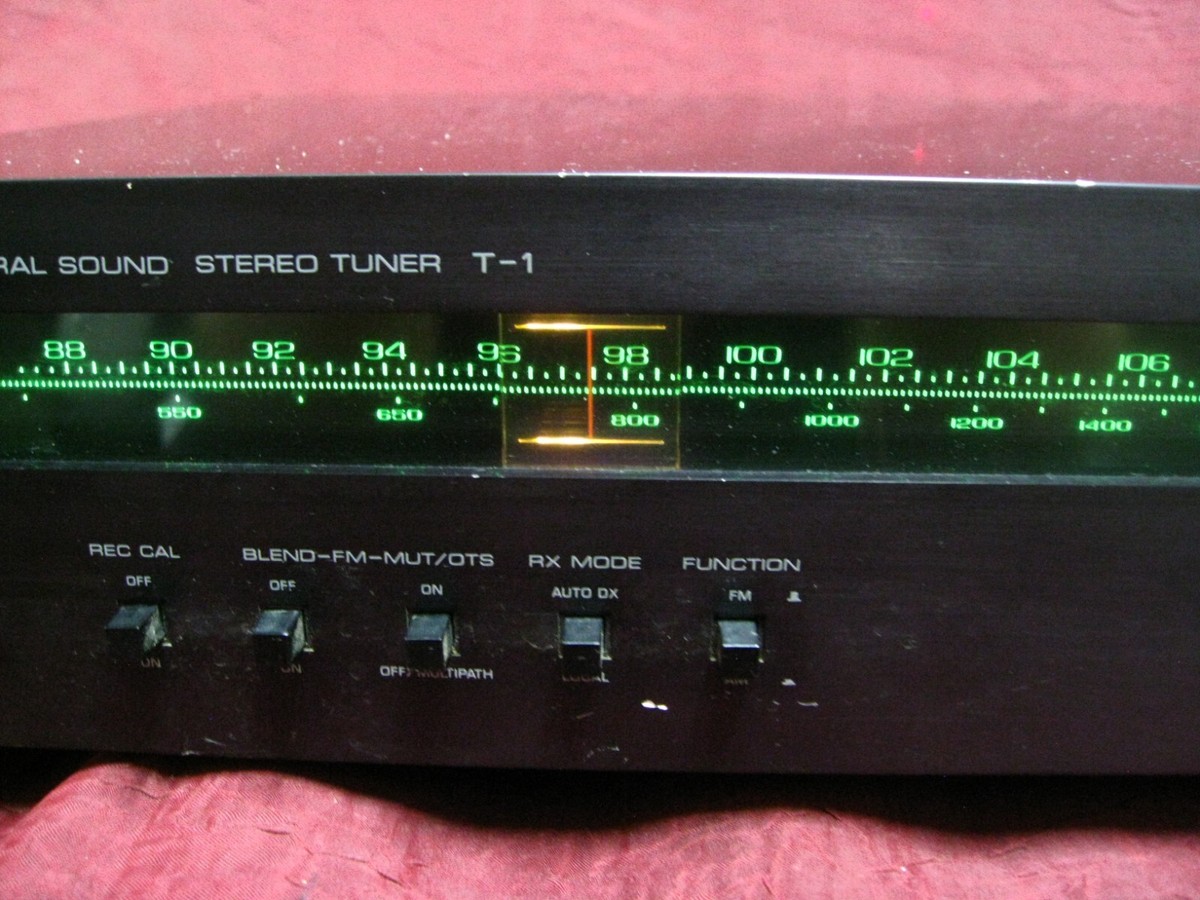 Yamaha T-1 Natural Sound AM FM Tuner Receiver Working Made in