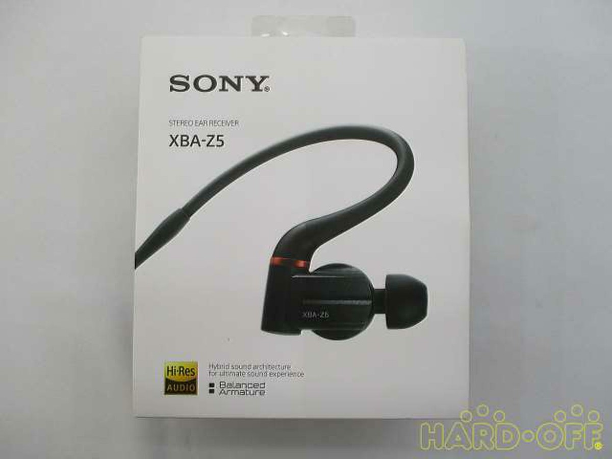 Sony Xba-Z5 Hi-Res Canal Type Hybrid 3-Way cable Removal Earphone