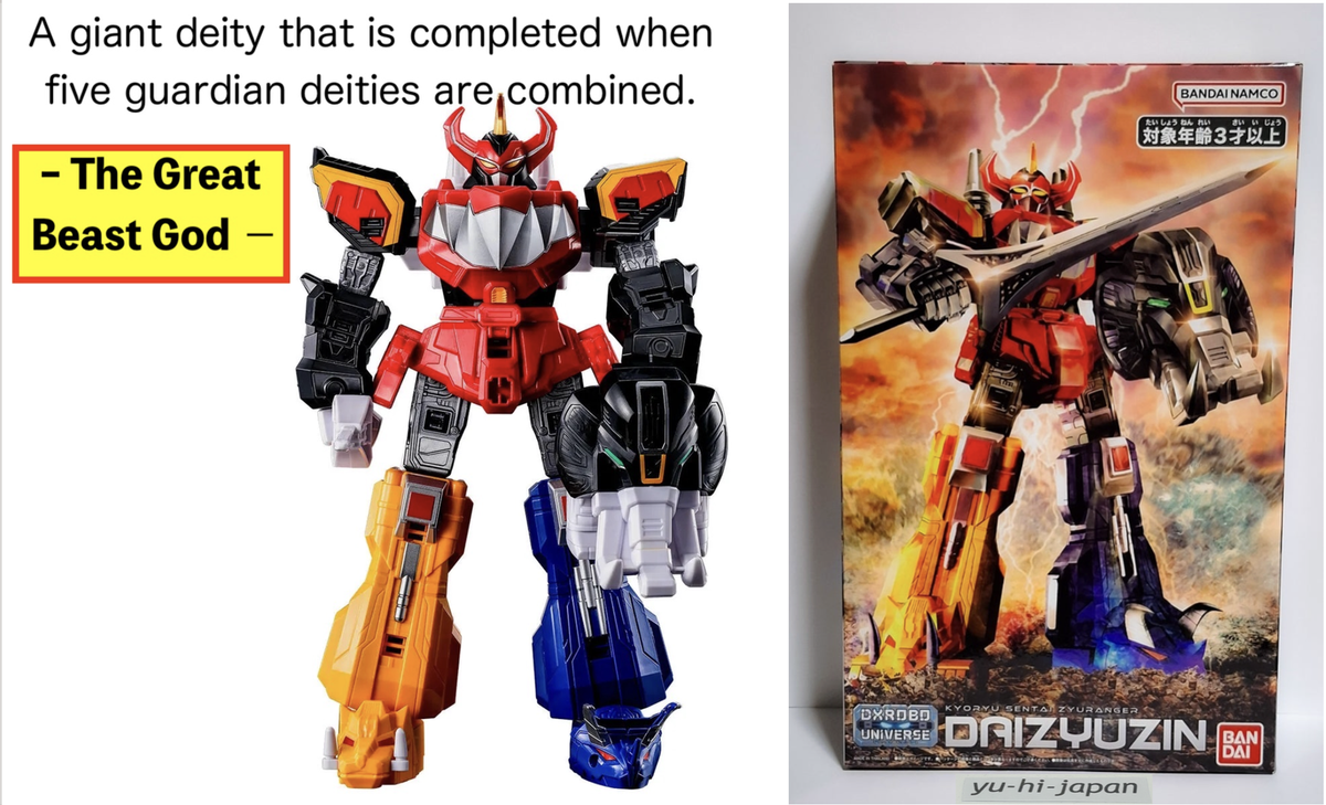 DXROBO UNIVERSE Daizyujin – Complete Set of 5 Guardian Beasts from