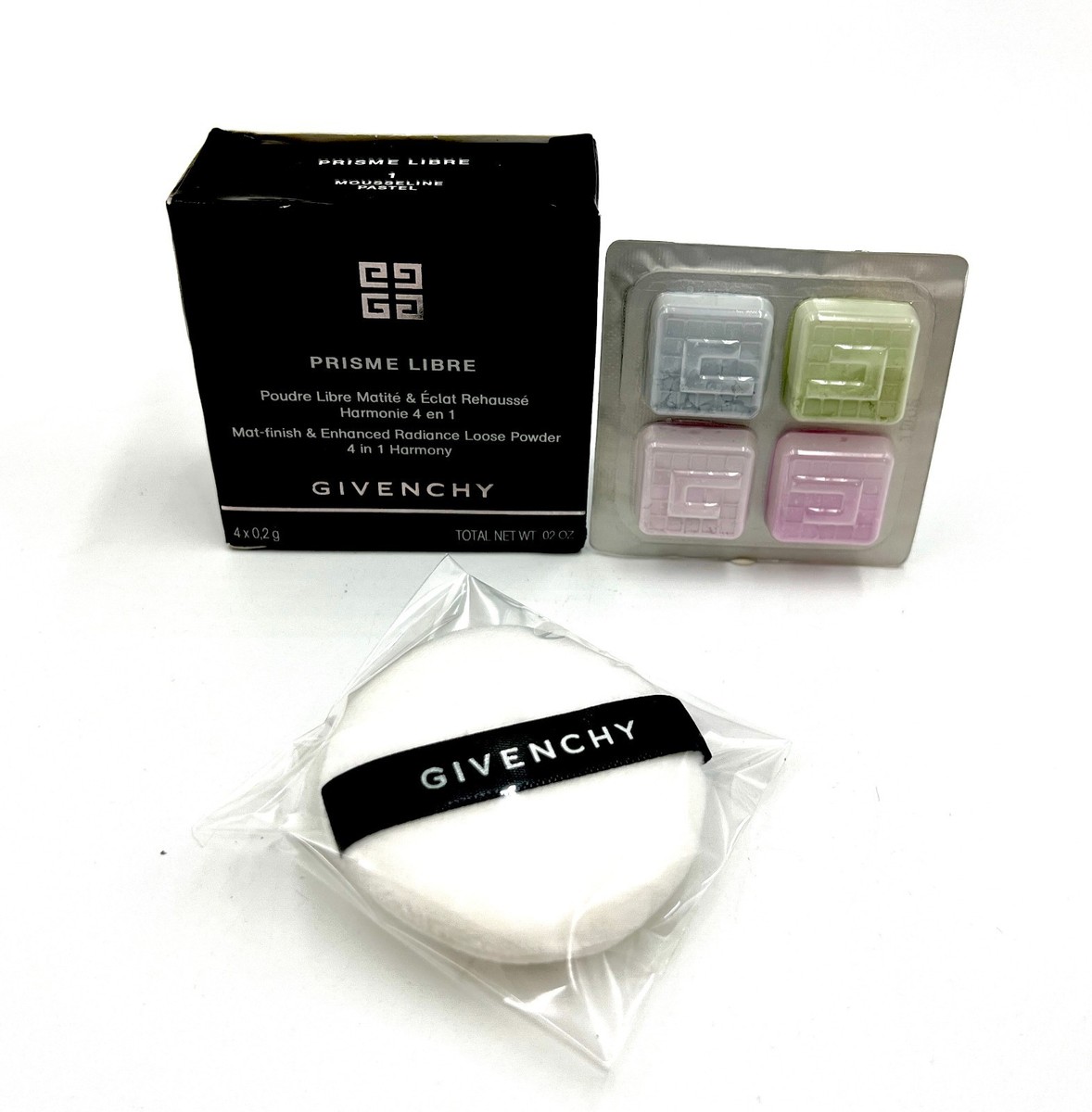 Givenchy Prisme Libre Loose Powder 4 in 1#1 Mousseline Pastel~4x0