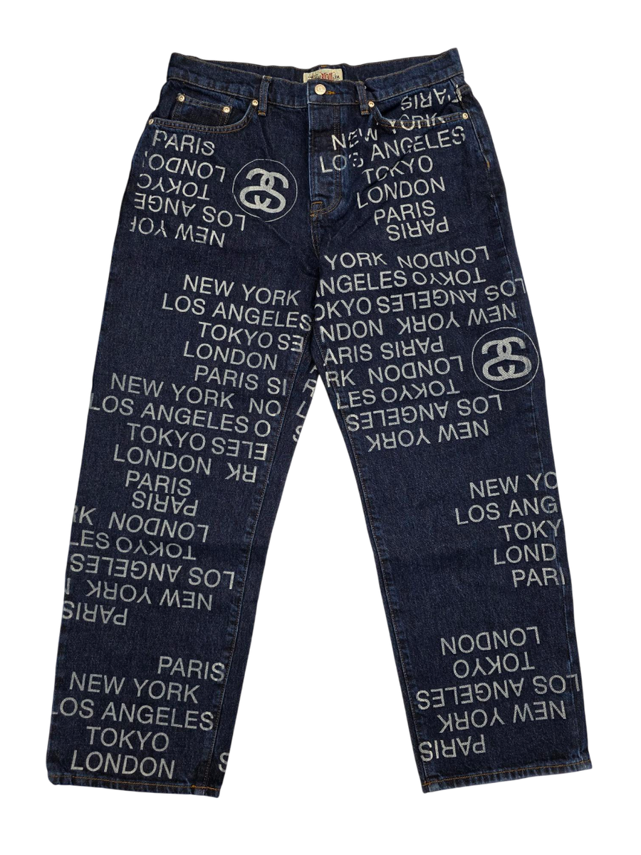 Stussy Big Ol' Jean City Link Denim Size 32 - 116657 | eBay
